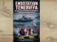 Alte vergilbte Seekarte der Kanaren mit La Palma und Teneriffa als Hintergrund für die Buchvorstellung Endstation Teneriffa.